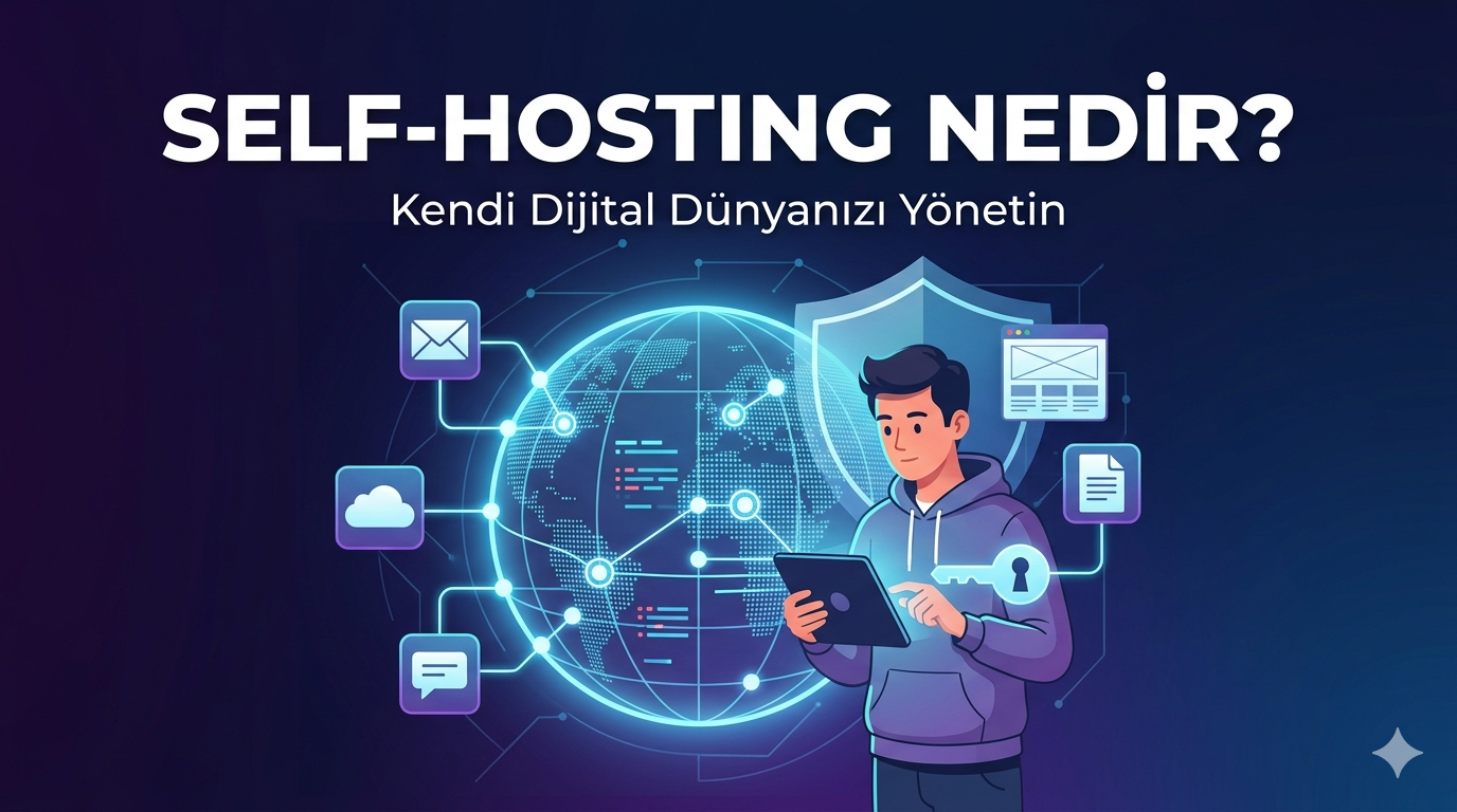 Self-Hosting Nedir? Kendi Dijital Dünyanızı Yönetmenin Yolu